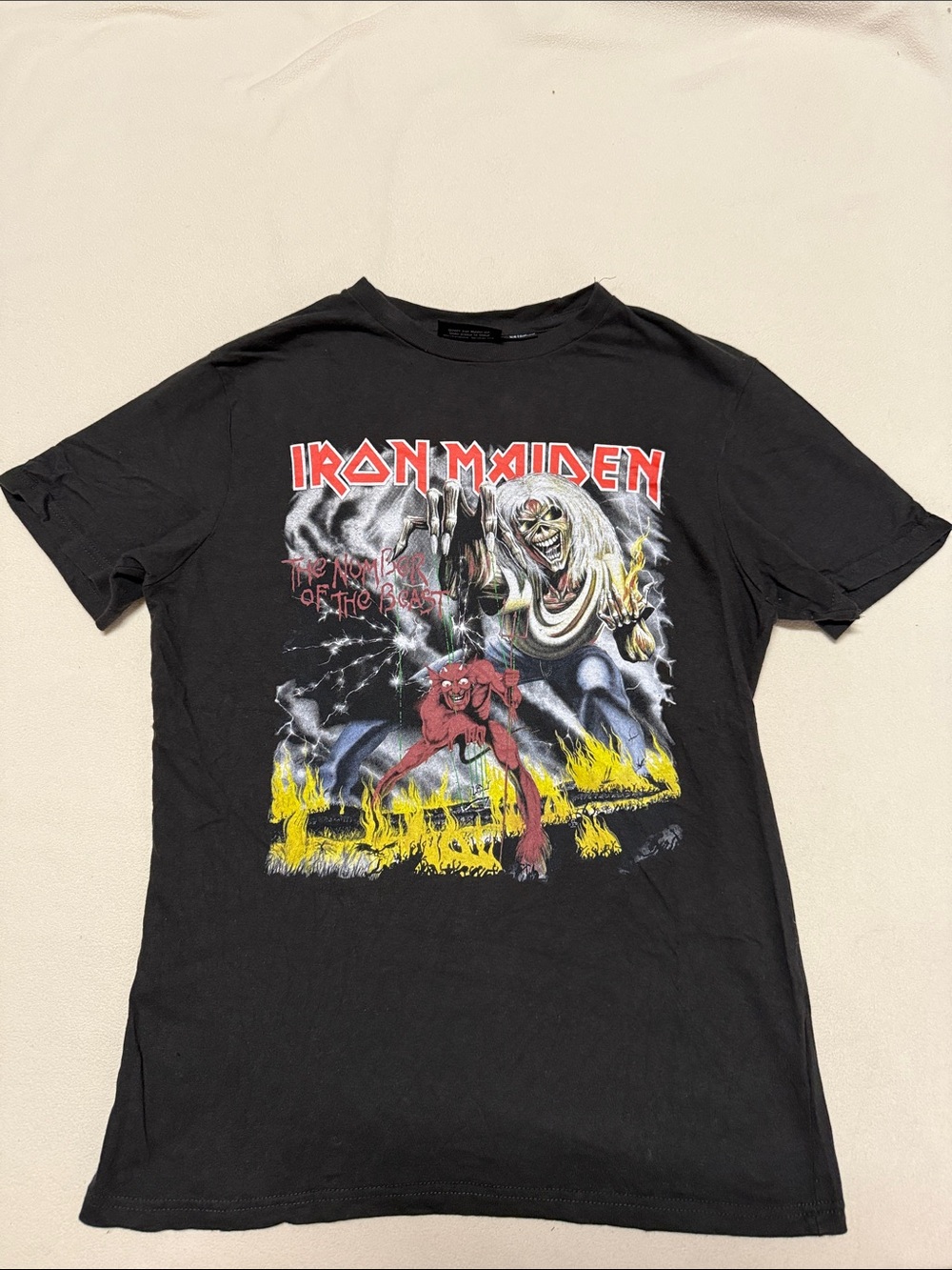 Iron Maiden Women’s Black Graphic Band T-Shirt
